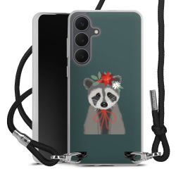 New Carry Case Transparent Stoff schwarz/silber