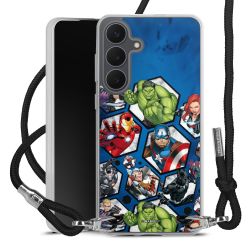 New Carry Case Transparent Stoff schwarz/silber