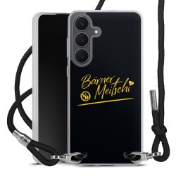 New Carry Case Transparent Stoff schwarz/silber