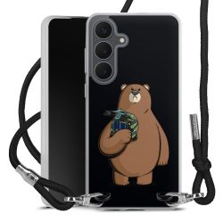 Carry Case Stoff schwarz/silber