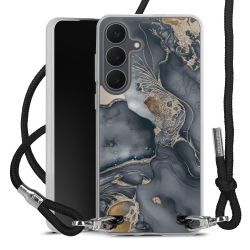 New Carry Case Transparent Stoff schwarz/silber