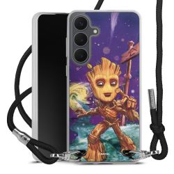 New Carry Case Transparent Stoff schwarz/silber