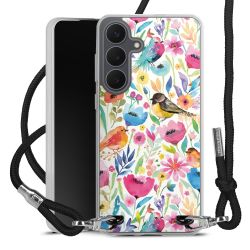 New Carry Case Transparent Stoff schwarz/silber