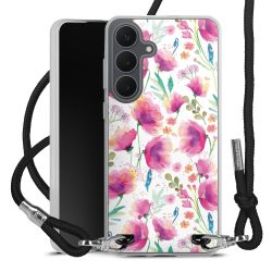 New Carry Case Transparent Stoff schwarz/silber