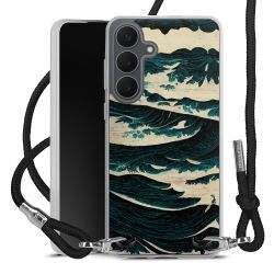 New Carry Case Transparent Stoff schwarz/silber