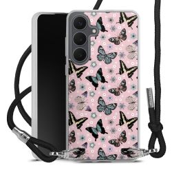 New Carry Case Transparent Stoff schwarz/silber