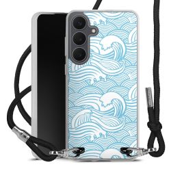 New Carry Case Transparent Stoff schwarz/silber