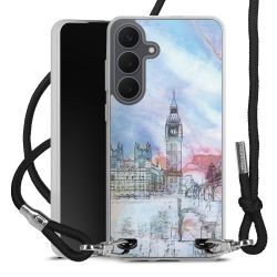 New Carry Case Transparent Stoff schwarz/silber