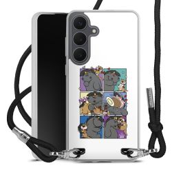 Carry Case Stoff schwarz/silber