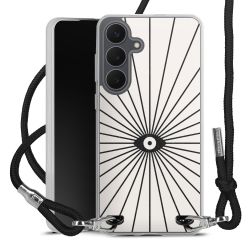 New Carry Case Transparent Stoff schwarz/silber