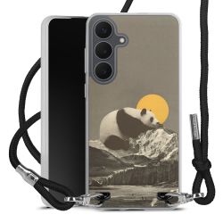 New Carry Case Transparent Stoff schwarz/silber