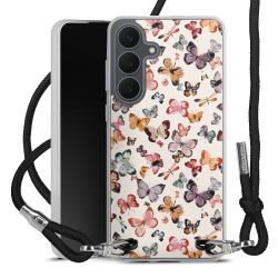 New Carry Case Transparent Stoff schwarz/silber