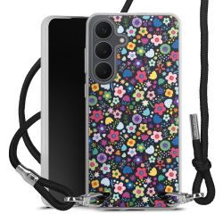 New Carry Case Transparent Stoff schwarz/silber