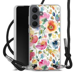 New Carry Case Transparent Stoff schwarz/silber