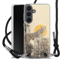 New Carry Case Transparent Stoff schwarz/silber