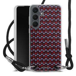 New Carry Case Transparent Stoff schwarz/silber