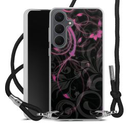 New Carry Case Transparent Stoff schwarz/silber