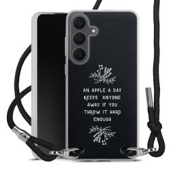 New Carry Case Transparent Stoff schwarz/silber