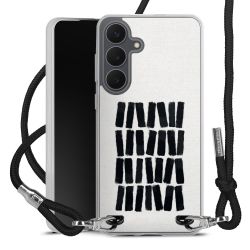 New Carry Case Transparent Stoff schwarz/silber