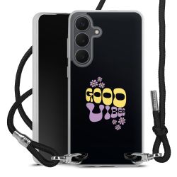 New Carry Case Transparent Stoff schwarz/silber