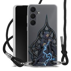 New Carry Case Transparent Stoff schwarz/silber