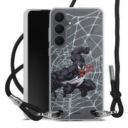 New Carry Case Transparent Stoff schwarz/silber