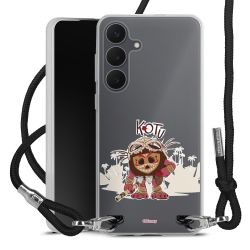 New Carry Case Transparent Stoff schwarz/silber