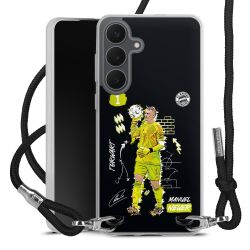 New Carry Case Transparent Stoff schwarz/silber