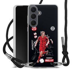 New Carry Case Transparent Stoff schwarz/silber