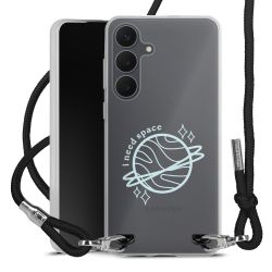 New Carry Case Transparent Stoff schwarz/silber