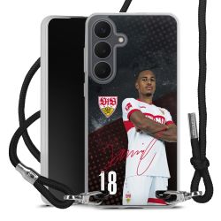 Carry Case Stoff schwarz/silber