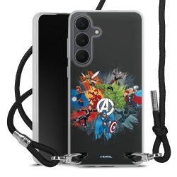 New Carry Case Transparent Stoff schwarz/silber