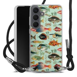 New Carry Case Transparent Stoff schwarz/silber