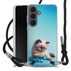 New Carry Case Transparent Stoff schwarz/silber