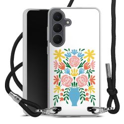 New Carry Case Transparent Stoff schwarz/silber