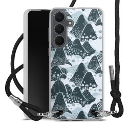 New Carry Case Transparent Stoff schwarz/silber