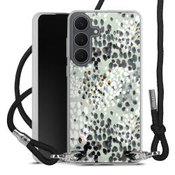 New Carry Case Transparent Stoff schwarz/silber