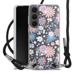 New Carry Case Transparent Stoff schwarz/silber