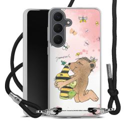 New Carry Case Transparent Stoff schwarz/silber