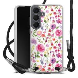 New Carry Case Transparent Stoff schwarz/silber