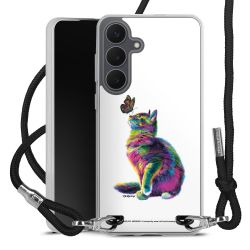 New Carry Case Transparent Stoff schwarz/silber