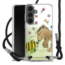 New Carry Case Transparent Stoff schwarz/silber