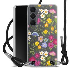 New Carry Case Transparent Stoff schwarz/silber