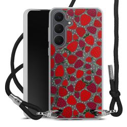 New Carry Case Transparent Stoff schwarz/silber