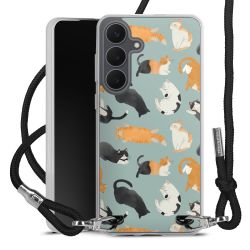 New Carry Case Transparent Stoff schwarz/silber