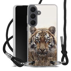 New Carry Case Transparent Stoff schwarz/silber