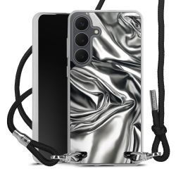 New Carry Case Transparent Stoff schwarz/silber