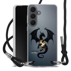 New Carry Case Transparent Stoff schwarz/silber