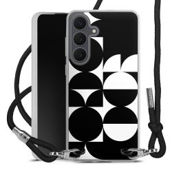 New Carry Case Transparent Stoff schwarz/silber