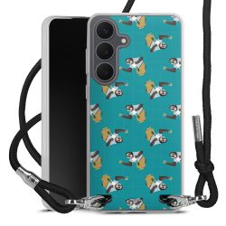 New Carry Case Transparent Stoff schwarz/silber